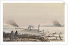 The Cemetry, Kinburn, 1855. HMS 'Tribune' cutting through the ice on the Dnieper by Harry Edmund Edgell
