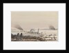 The Cemetry, Kinburn, 1855. HMS 'Tribune' cutting through the ice on the Dnieper by Harry Edmund Edgell