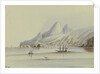 View of Madeira showing HMS 'Tribune' 1856 by Harry Edmund Edgell
