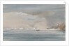 Icebergs off Cape Horn 1856 and showing HMS 'Tribune' by Harry Edmund Edgell