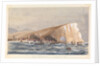 Sea attack on a coastal town by Harry Edmund Edgell