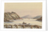 Dockyard at Trincomalee, Ceylon from the Admiralty House by Harry Edmund Edgell