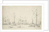 The Yachts and Ships at anchor near Sheerness by Willem van de Velde
