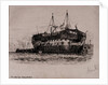 Prison Ship 'York' in Portsmouth Harbour by Edward William Cooke