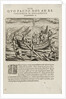 Willem Barents' voyage, May 1597. Rebuilding and strengthening the boat by Johannus Theodorus de Bry