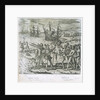 Christopher Columbus landing in 1492. Bahamas (Watling Island) by Gottfried