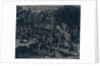 Virginia, 1607. Capture of Captain John Smith and barbarous dances of his Indian captors by Gottfried