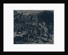 Virginia, 1607. Capture of Captain John Smith and barbarous dances of his Indian captors by Gottfried
