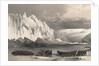 Division of sledges passing Cape Lady Franklin; extraordinary masses of ice pressed against the north shore of Bathurst Land by William Walter May