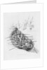 Eleven figures in a lifeboat going out to vessels in a rough sea by William Miller
