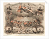 Torchlight Procession around the World. Dedicated to Young America! Atlantic Cable celebration by A. Weingartner