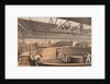 Coiling the cable in the large tanks at the works at Greenwich by R.M. Dudley