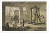 The reels of gutta percha covered conducting wire conveyed into tanks at the works at Greenwich by R. Dudley
