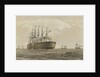 The 'Great Eastern' under weight July 23rd (escort and other ships introduced being the Terrible, the Sphinx the Hawk & the Caroline) by R. Dudley