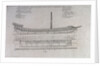 Ship plan for a galleon by unknown