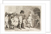 Election - Troops, bringing in their accounts to the Pay-Table (sailors voting for Lord Hood) by James Gillray