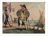 View of an admiral on crutches by George Cruikshank