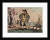View of an admiral on crutches by George Cruikshank