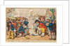 Fun at Sea - the Sham Fight off Brighton with the capture of the Knight of the Larder Privateer - or the Alderman in Chains (Sir William Curtis and Prince Regent) by Johnston
