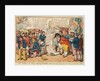 Fun at Sea - the Sham Fight off Brighton with the capture of the Knight of the Larder Privateer - or the Alderman in Chains (Sir William Curtis and Prince Regent) by Johnston