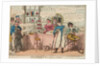 Dandies having a treat by Isaac Cruikshank