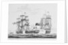 Capture of French frigate 'La Junon', 10 February 1817 by Pelley