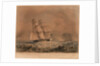 HM Brig 'Acorn', 16 guns, in chase of the piratical slaver 'Gabriel' by Nicholas Matthew Condy