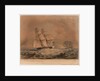 HM Brig 'Acorn', 16 guns, in chase of the piratical slaver 'Gabriel' by Nicholas Matthew Condy