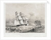 HM Brig 'Acorn', 16 guns, in chase of the piratical slaver 'Gabriel' by Nicolas Matthew Condy