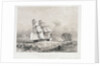 HM Brig 'Acorn', 16 guns, in chase of the piratical slaver 'Gabriel' by Nicolas Matthew Condy