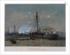 Mortar boats in action during the bombardment of Sweaborg, August 1855 by Dickinson Bros