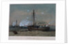 Mortar boats in action during the bombardment of Sweaborg, August 1855 by Dickinson Bros
