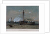 Mortar boats in action during the bombardment of Sweaborg, August 1855 by Dickinson Bros