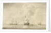 The taking of the 'Nuestra Senora de les Remedios' by the 'Prince Frederick', 'Duke' and 'Prince George' Privateers, 5 February 1746 by Charles Brooking