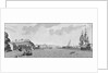 Mahon and the arsenal (with Spanish man-of-war on right) by unknown