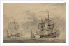 Dutch men of war by Willem van de Velde the Elder