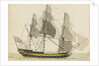HMS 'Semiramis', built Deptford 1808 by unknown