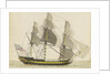 HMS 'Semiramis', built Deptford 1808 by unknown