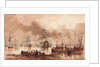 Bombardment of Algiers, 28 August 1816 by Joseph Cartwright