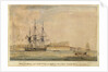 Action of the Romney... & La Sybille & 3 armed vessels... June 17th 1794 (off Miconi, Grecian Archipelago) by J. Livesay