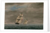 Andromache' chasing Yankee schooner by George Tobin