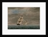 Andromache' chasing Yankee schooner by George Tobin
