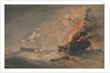The 'Minnie Shiffer' rescuing 600 lives from the 'Connaught' in the Atlantic, 8 October 1860 by Oswald Walter Brierly