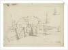 Sketch of Greenwich Pier by Thomas Bush Hardy