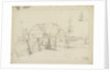 Sketch of Greenwich Pier by Thomas Bush Hardy