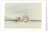 'Bateau pecheur', fishing boats off Naples by William Callow