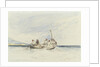 'Bateau pecheur', fishing boats off Naples by William Callow
