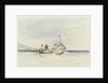 'Bateau pecheur', fishing boats off Naples by William Callow