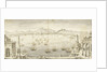 Mediterranean fortified city showing arcs of fire of defending batteries by Unknown