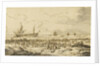 'Felicitie' driven ashore at Scheveningen by the 'Richmond', 24 January 1761 by Paul Constantin La Fargue
